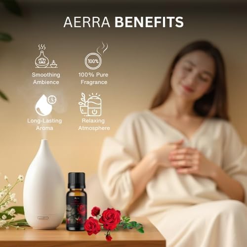 Image of Aerra Rose Fragrance Oil 15ml | Long-Lasting | Soaps & Diffuser |