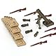 QMLING Waffen Militär Set für Figuren, 30 Mini Soldaten Figuren Spielzeug, Ww2 Armee Waffen Spielzeug Set, Ww2 Military Kit für Kinder Geschenke