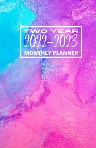 Two Year 2022-2023 Monthly Planner: 2 Year Monthly Calendar Planner for Work or Personal Use - 24 Months Agenda Schedule Organiz
