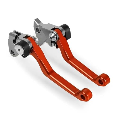 Levier de frein pivotant orange anti-casse pour dirt bike Yamaha XTZ125