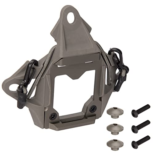 SeeboJK Modularer NVG-Mount-Shroud für Taktischen Helm mit Stabilisierendem Bungee, Airsoft Paintball MilitäRhelm-ZubehöR, für Fast/SF/AF/Mich Helm,G Cover