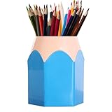 porte crayon bureau personnalisé ★ Artisanat parfait : notre porte-stylo pour bureau dispose d'une finition exquise avec des bavures, des bords arrondis et une finition élégante et résistante à la décoloration. Sa durabilité garantit qu'il ne se casse pas ou ne se déforme pas, tandis que son toucher confortable élève votre travail.