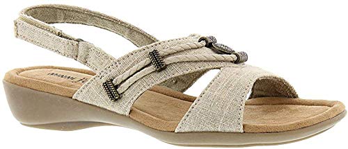 Minnetonka Silvie Slingback Womens Sandal 8 Bm Us Linen #TOP3