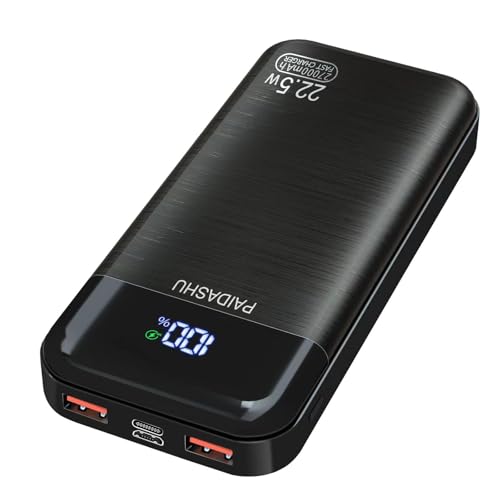 PAIDASHU Power Bank 27000mAh 22,5W externe mobiele telefoon batterij PD20W snel oplaadbare powerbank...