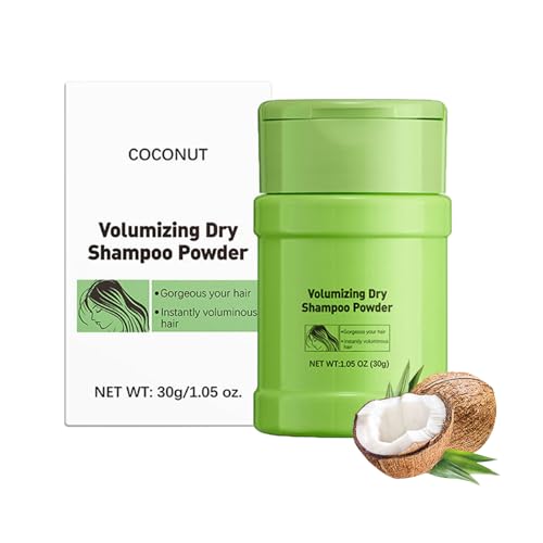 Champú seco en polvo | Absorbe la grasa, da volumen y es apto para viajes | Champú seco para mujeres y hombres | Para el trabajo, la escuela, la residencia universitaria, citas, vacaciones, viajes