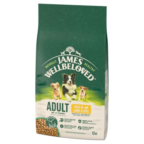 JAMES WELLBELOVED 12kg Perro Comida Seca Cordero y arroz
