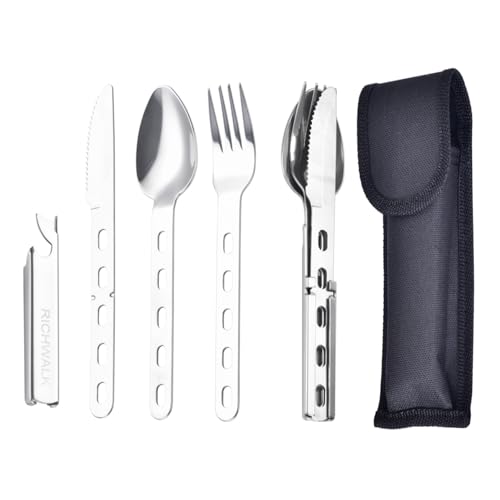 4-in-1 Camping Flatware Set of 4