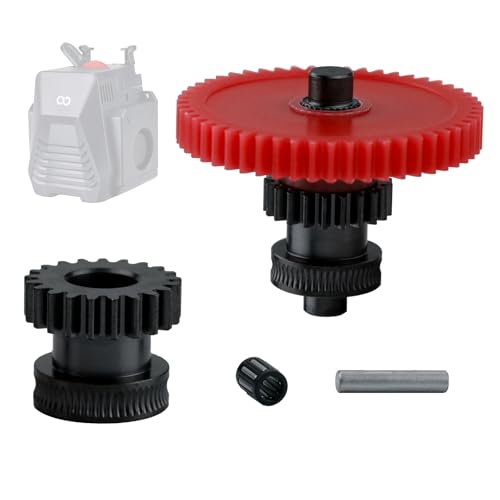 Hardened Steel Extruder Gear Kit for Neptune 4 Series, 3D Printer DLC Nano Coating Hardened Steel Extruder Dual Gear and