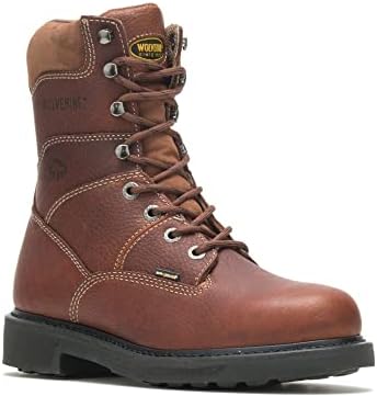 Wolverine Mens Tremor DuraShocks 8" Work Boot, Brown, 11.5 3E | Image 1