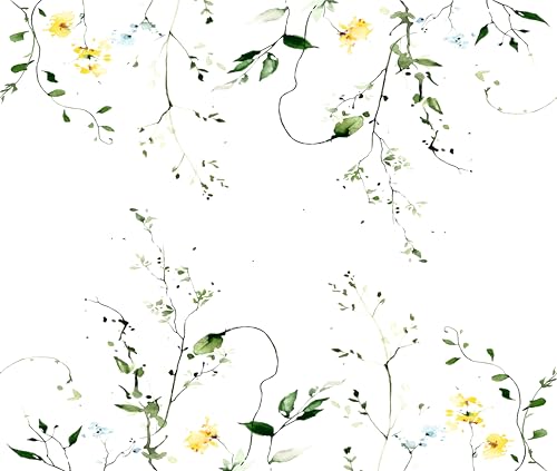 Yellow Green Border Rice Papers, 11.5 x 14.5 inch (2 Sheets) - Decoupage 4X Border Pieces on Walls, Furniture & Crafts, Decoupage by CRAFT KREATIVELY