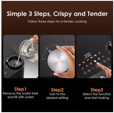 Three-step cooking process for Oraimo Air Fryer