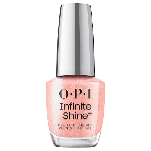 OPI Infinite Shine Nail Polish OPI\'m Dreaming Collection - Suzi\'s Pedicure Throne – Glitzer Nagellack Apricot - Gel Nagellack ohne UV Lampe (15ml) OPI Infinite Shine Nail Polish OPI\'m Dreaming Collection - Suzi\'s Pedicure Throne – Glitzer Nagellack Apricot - Gel Nagellack ohne UV Lampe (15ml)