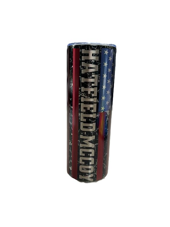 Hatfield-McCoy Trails Insulated Tumbler, 20 oz, Stainless Steel (Small, Storm Camo)