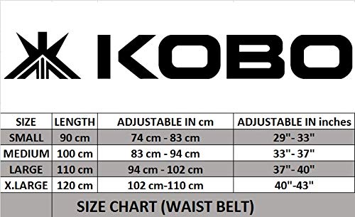 Image of Kobo 4 inch Foam Padded Weight Lifting Belt Back Gym Strap Training Support Fitness Exercise Bodybuilding