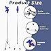 Sabary 10 Pack Suction Cup Reacher Grabber Heavy Trash Picker Grabber Tool, Long Handy Aids Nonslip Claw Reach Tool for Elderly Pick up Stick Arm Extension Litter Picker(Blue,43 Inch)