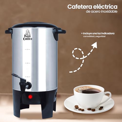 Catálogo de Cafetera 40 Tazas Top 5. 9 Cafetera 40 Tazas marca Baricoffee (3)
