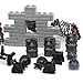 Feleph SWAT Weapons Pack City Police Toy Set for Policeman Figures, Modern Military 150pcs+ Bricks Kit Gear Accessories Building Blocks Compatible with Major Brand