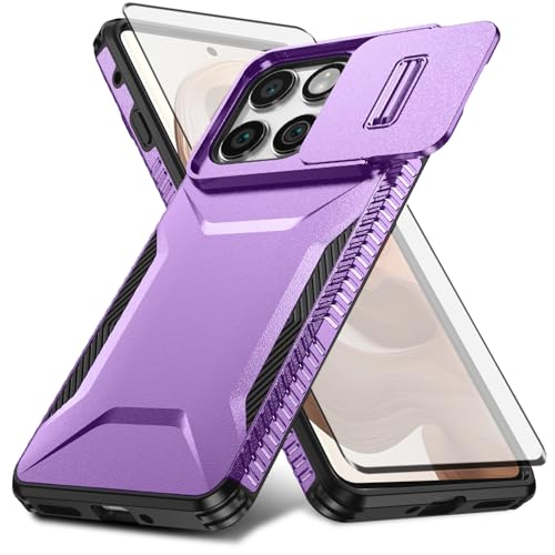 Coque Motorola Edge 5G 2025 évite les bris d'écran avec sa vitre et son cache caméra