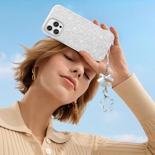 Image of TecoKart 4Pcs Aesthetic Phone Charm, Cute Bow Phone Accessories for Girls and Women, Stylish Phone Charms for iPhone, Bag, Purse, Keychains