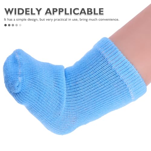 NUOBESTY Doll Accessories 8 Pairs of Doll Socks Mini Sock Baby Clothes Action Figure Accessories for Socks