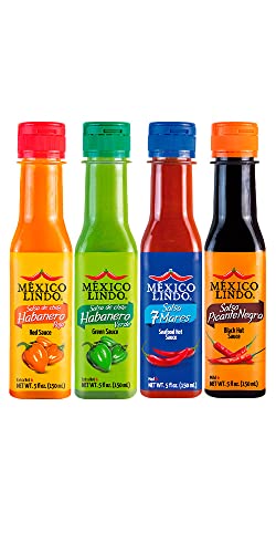 Mexico Lindo Hot Sauce Variety Pack | Includes One Bottle