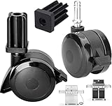 70360 Locking Caster w/Insert for Weber Genesis 300 Grill Parts Genesis E310 E320 S330, for Weber BBQ Wheel Replacement Grill Spirit 310 Parts Spirit E210 E310 for Webber Summit Grill Parts(2007-2011)