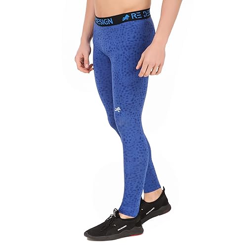 Image of ReDesign Apparels Men's Polyester Compression Pant /Tights /Megging for Gym, Running, Cycling, Yoga & All Sports