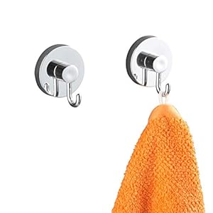 WENKO Vacuum-Loc®-Haakset rond Set van 2, bevestiging zonder boren