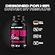 Body Attack Lipo FEM - 120 Kapseln - Hoch dosierte Formel für Fatburner-Training, speziell für Frauen - Vegane Rezeptur + wertvolle Pflanzenextrakte + patentierte Markenrohstoffe - Made in Germany
