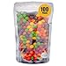Stand Up Pouch Bags, 6" x 9", Heavy Duty, 100 Pack, Clear Front with Aluminum Foil Back - Resealable Ziplock and Heat Sealable for Food Storage
