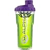 Alpha Bottle 750ml BPA en DEHP gratis proteïne shaker (paars)