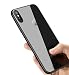 Produktbild synmixx iPhone XS Handyhülle, iPhone X Schutzhülle, Silikon Hülle iPhone XS Ultra Dünn TPU Bumper Case Stoßfest Kratzfest Hülle für iPhone XS/iPhone X Case Cover - Jet Schwarz