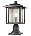 Z-Lite 554PHB-554PM-ORB 1 Light Outdoor, Oil Rubbed Bronze