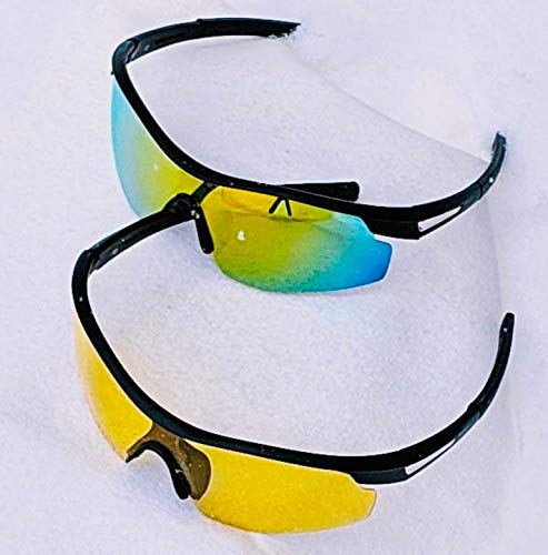 Bell+Howell TAC Glasses Sports Polarized Sunglasses for Men/Women 2 Pack3