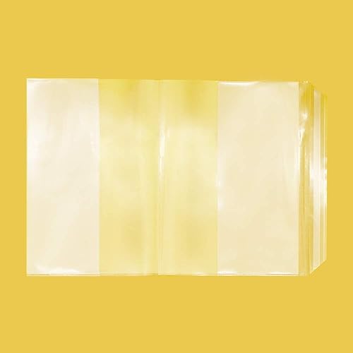 Miniatura 7 de EULANT 10 fundas de plástico transparente con cierre autoadhesivo ajustable, funda transparente para chaqueta, tamaño 16K para libros de 7.5 x 10.2