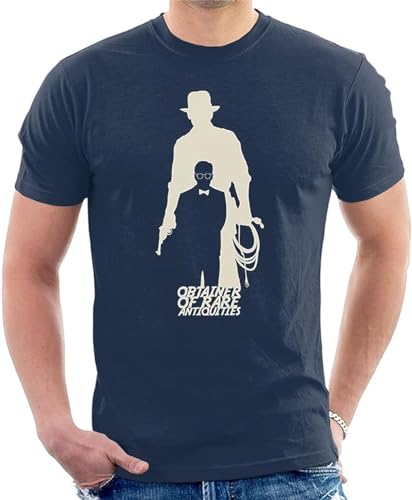 HYEWOI Obtainer of Rare Antiquities Indiana Jones Men's T-ShirtblueL