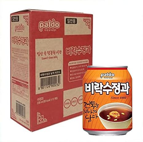 Box 12本入 ビラク スジョンガ シナモンジュース 韓国飲み物 韓国飲料 韓国ジュース 韓サイ 野菜ジュース フルーツジュース 通販 Amazon