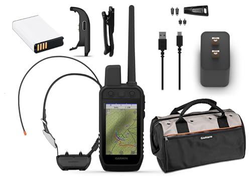 Garmin Alpha 300 (TT 25 Bundle) GPS Dog Tracking System Bundle - Multidog Tracking GPS & Remote Training Device - Includes Garmin Field Bag