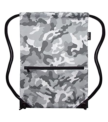 Image of HOLYLUCK Drawstring Backpack Bag Sport Gym Sackpack