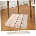 ifundom Solid Wood Non-Slip Bath Mat for Sauna Steam and Bathroom Modular Raised Wooden Shower Floor Mat for Wet Areas Timber Duckboard for Spa and Poolside