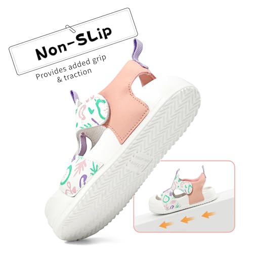 MK MATT KEELY Girls Boys Sandals Toddler Summer Closed Toe Athletic Sandals Kid Adjustable Non-slip Outdoor Sandal Lightweight Beach Shoes3