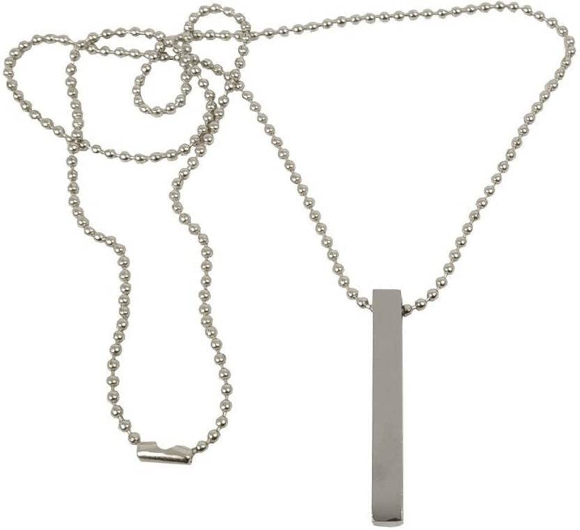 See full amazon price history chart for The Extra Mens Jewellery 3D Cuboid Vertical Bar/Stick Stainless Steel Silver Locket Pendant Necklace Chain For Boys The Extra Mens Jewellery 3D Cuboid Vertical Bar/Stick Stainless Steel Silver Locket Pendant Necklace Chain For Boys (B0C1GY93NK) Amazon Price History, Amazon Price Tracker