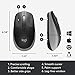 Logitech Wireless Mouse M190 - Full Size Ambidextrous Curve Design, 18-Month Battery with Power Saving Mode, Precise Cursor Control & Scrolling, Wide Scroll Wheel, Thumb Grips - Mid Grey