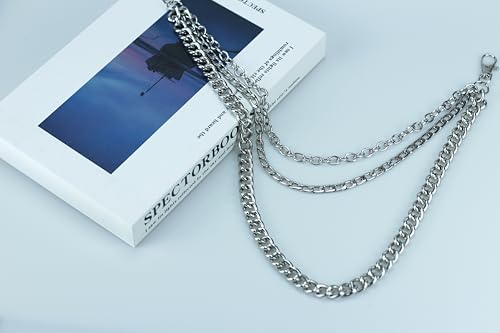 Punk Trousers Chain Hip Hop Pants Chain Pocket Chain Belt Chain Rock Jean Chain for Eboy and Egirl, Wallet Chains for Men and Women4