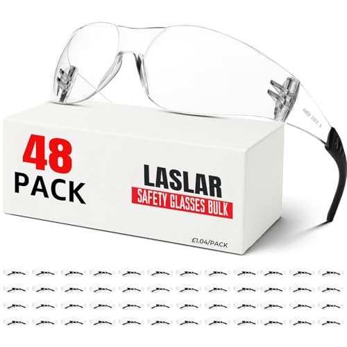 Lunettes de sécurité anti-chocs Ansi Z87.1 avec verres transparents haute résistance
