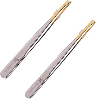 2pcs Eyebrow Tweezers Scissor Tweezers Styles...