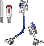 🌀【Filtrado de Alta Eficiencia y Bajo Ruido】Utilice 4 capas de ciclón de alta velocidad. La poderosa aspiradora puede filtrar hasta el 99.99 % de las partículas de micrones para liberar aire fresco; configurar la última tecnología de reducción de ruido triple, reducir efectivamente el ruido, adecuado para familias con mascotas y niños.