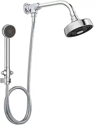Kit de chuveiro com desviador e ducha manual Acqua Plus, Deca, Cromado, 1990.C.STD.KIT