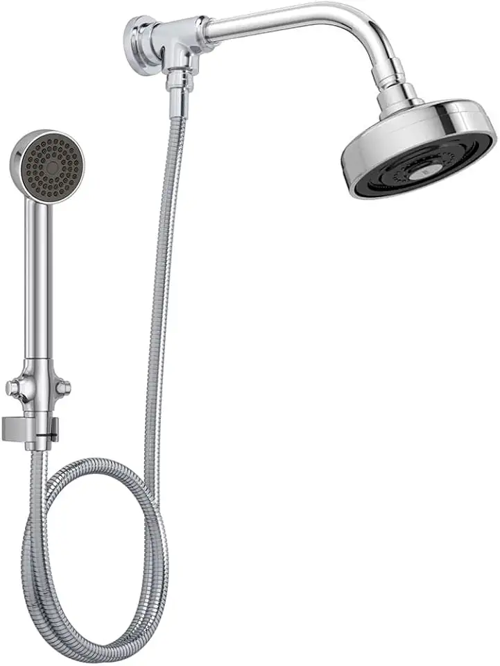 Kit de chuveiro com desviador e ducha manual Acqua Plus, Deca, Cromado, 1990.C.STD.KIT