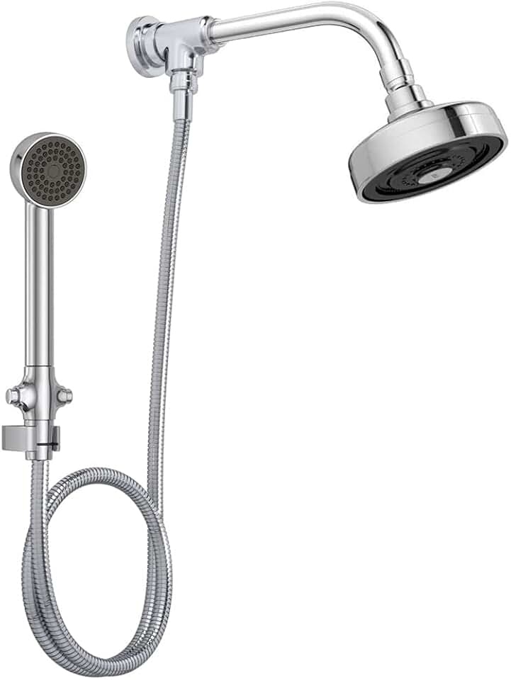 Kit de chuveiro com desviador e ducha manual Acqua Plus, Deca, Cromado, 1990.C.STD.KIT
